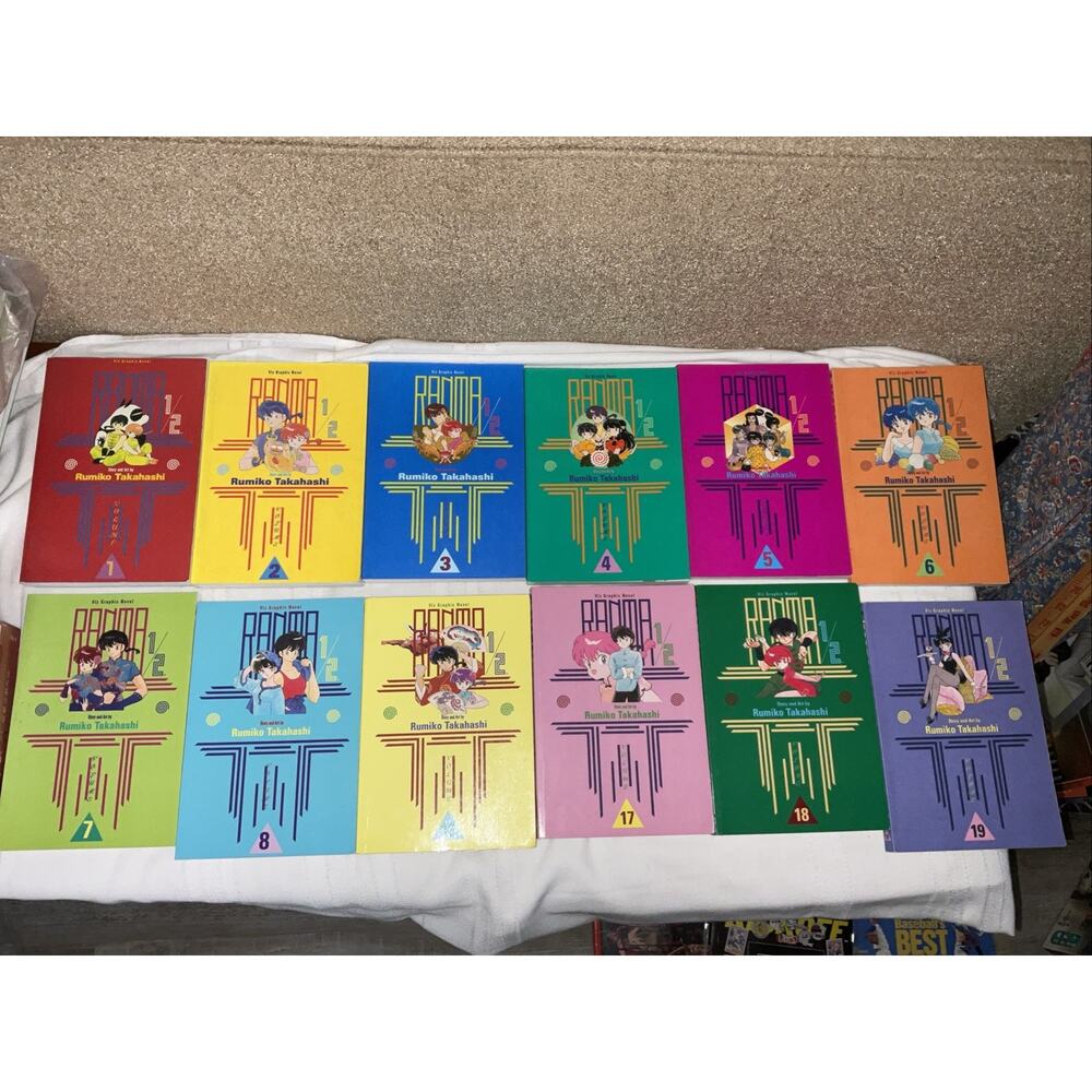RANMA 1/2 BY RUMIKO TAKAHASHI ENGLISH MANGA 1-8, 16-21 - Picture 2 of 8